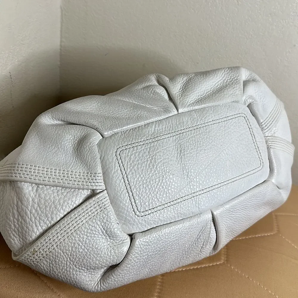 💯 Authentic Celine White Leather Bittersweet Hobo🍀